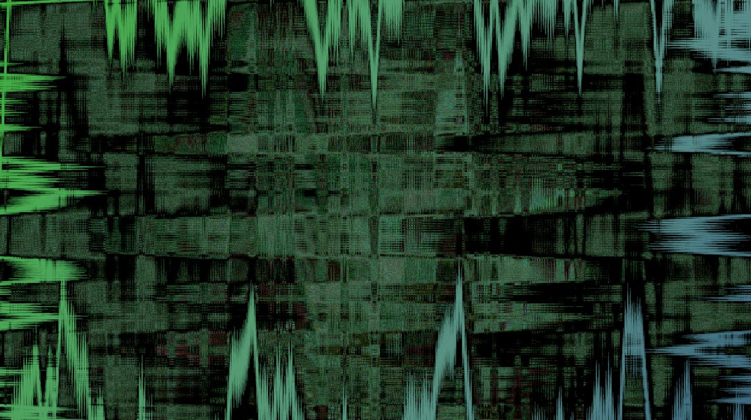 Monitors displaying waveform and technical data