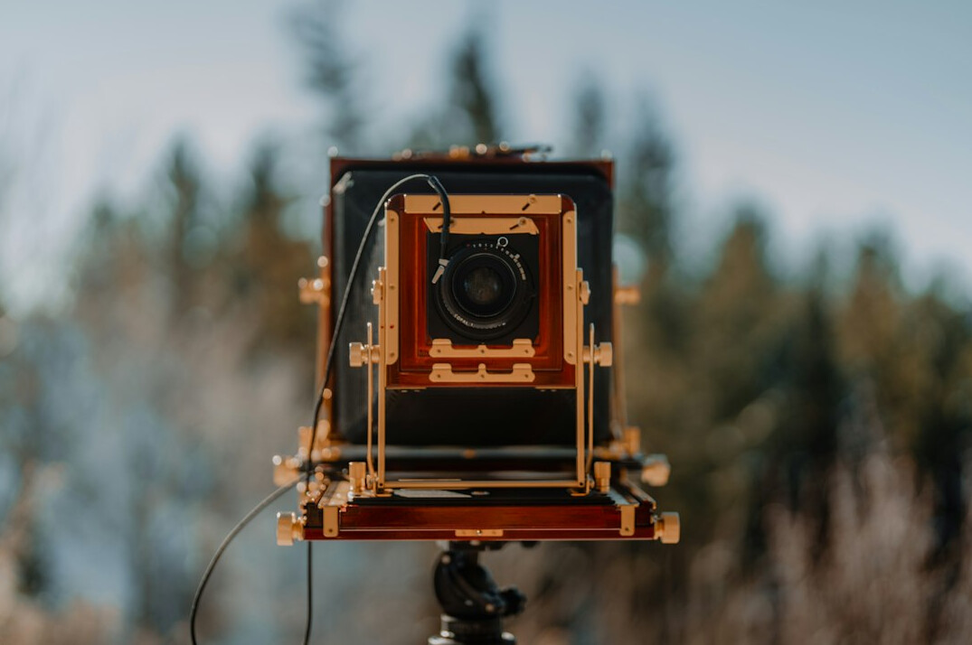 Professional cinema camera rig on a live production set